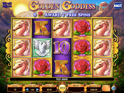 Golden Goddess tragamonedas
